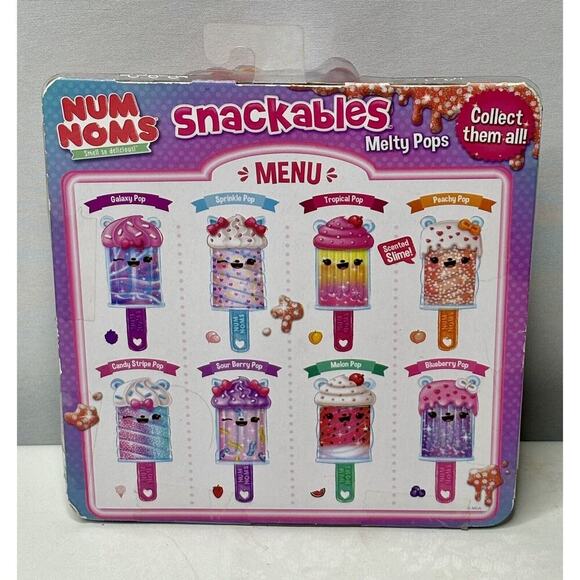 Num Noms Melts Pops, Sprinkle Pop, Scented Melting Slime 2018 NIB - Picture 3 of 6